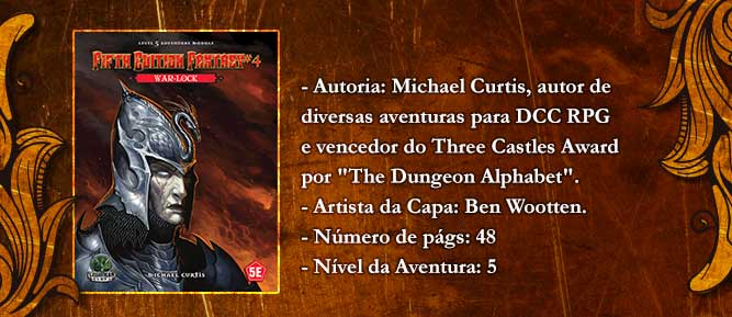 Fifth Edition Fantasy 4 – "War-lock" (O Feiticeiro das Trevas)/Sagen Editora